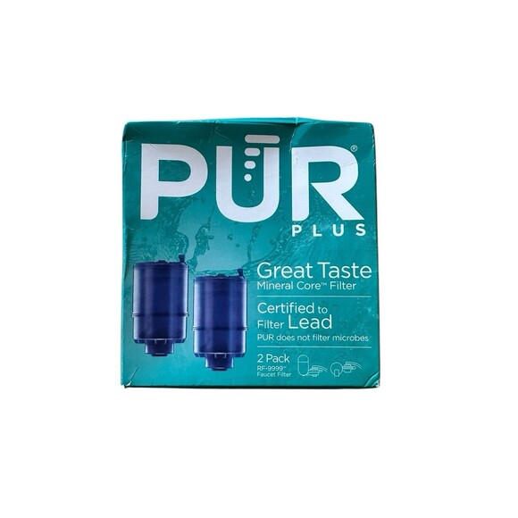 Pur Plus RF-9999 Faucet Filter 2-pack  Open Box Mineral Core Great Taste - Picture 1 of 4